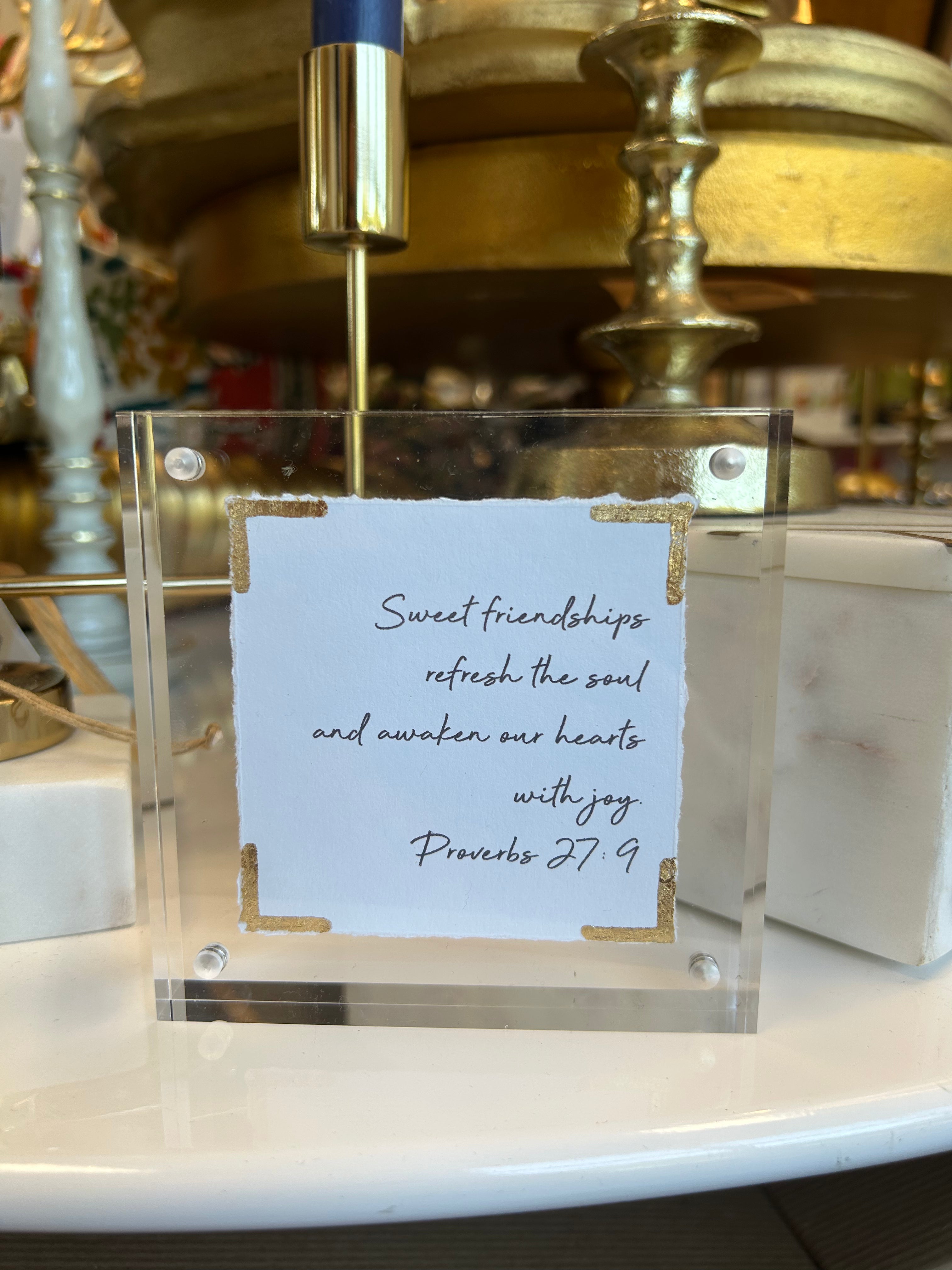 4x4 Sweet Friendship | Proverbs 17:17