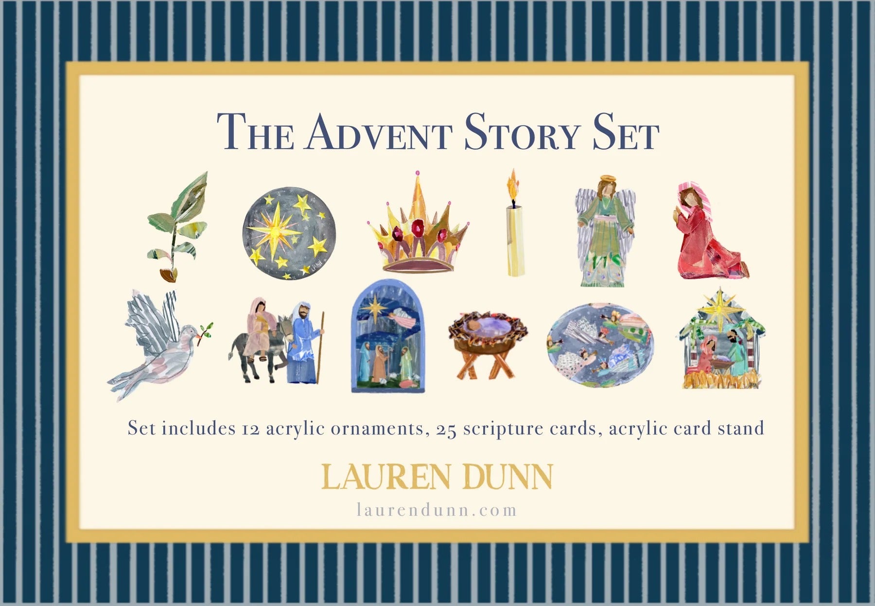 The Advent Story Set + Acrylic Display Tree