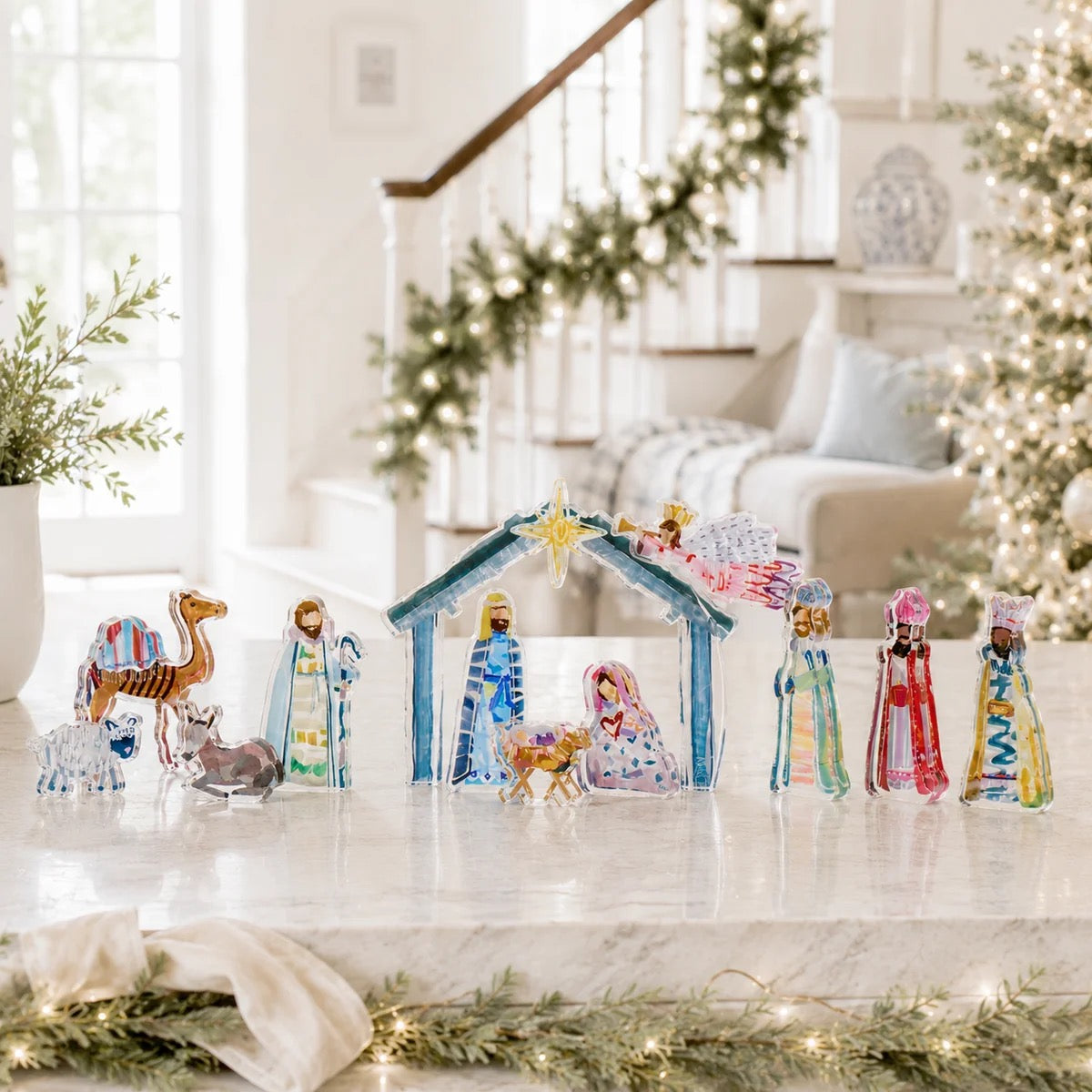 The Collected Nativity Set - Complete Scene