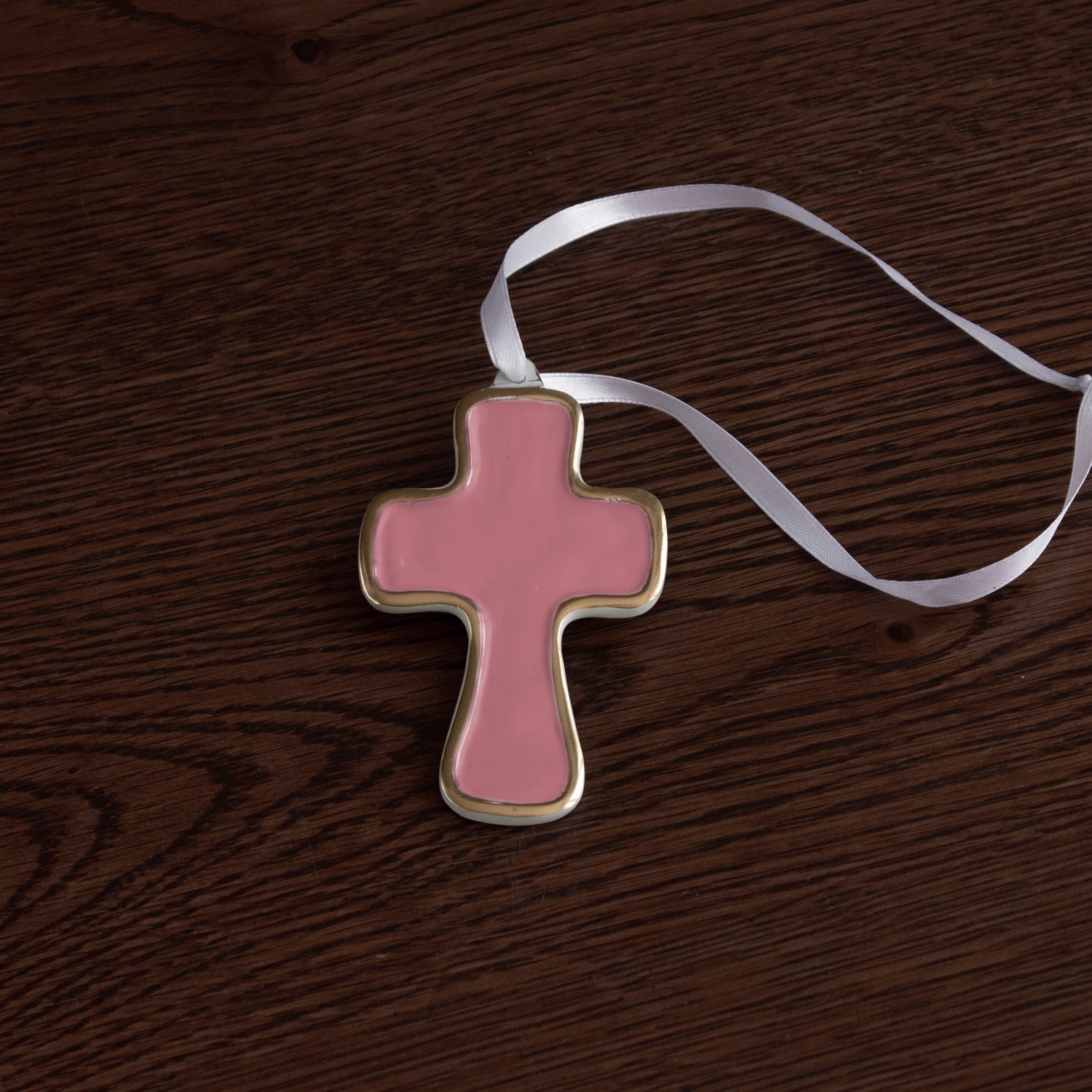 ENCANTO Athens Cross Ornament (Pink)