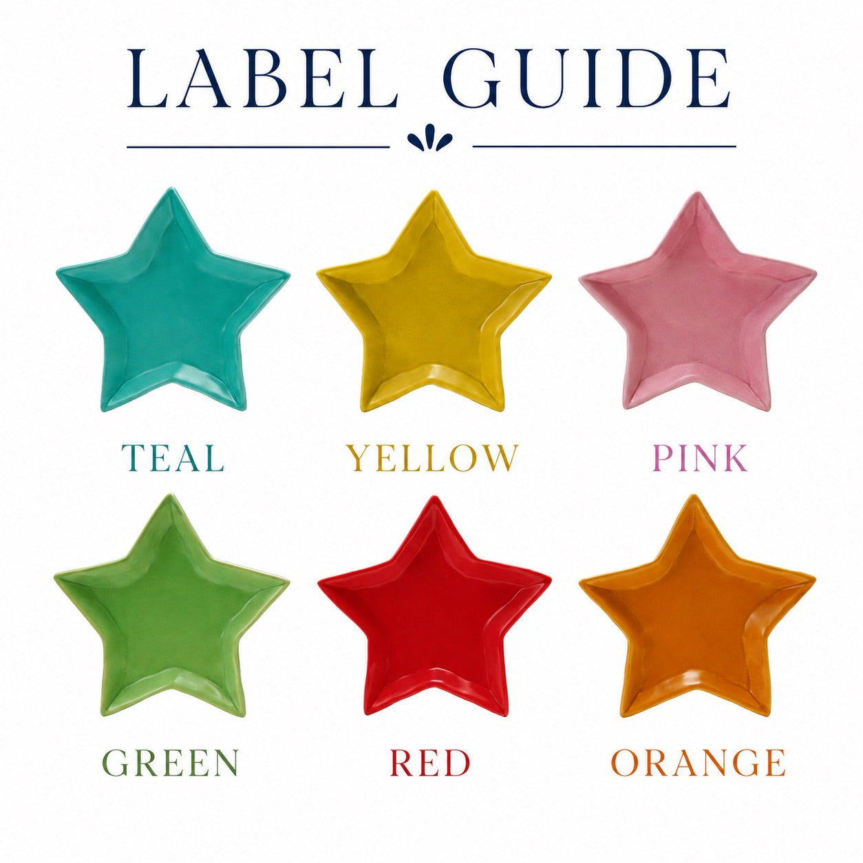 Stoneware Star Shaped Dish