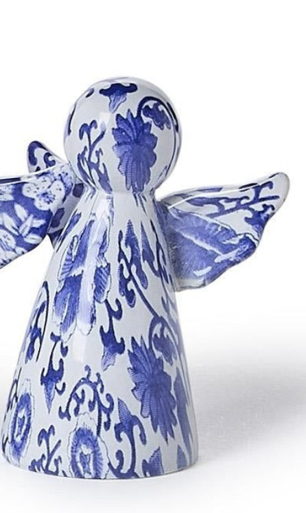 Blue and White Angel