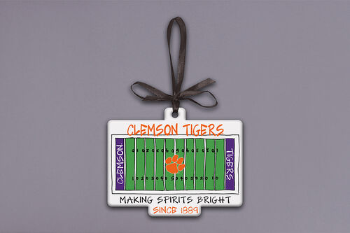 Clemson Flat Stadium Ornament