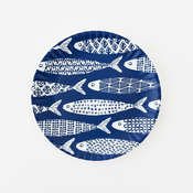 Holy Mackerel "Paper" Platter, Melamine, 16"
