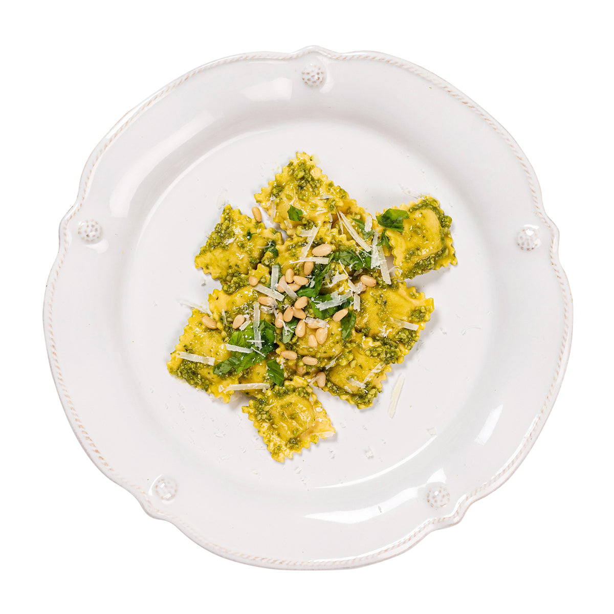 Berry & Thread Flared Dinner Plate - Whitewash