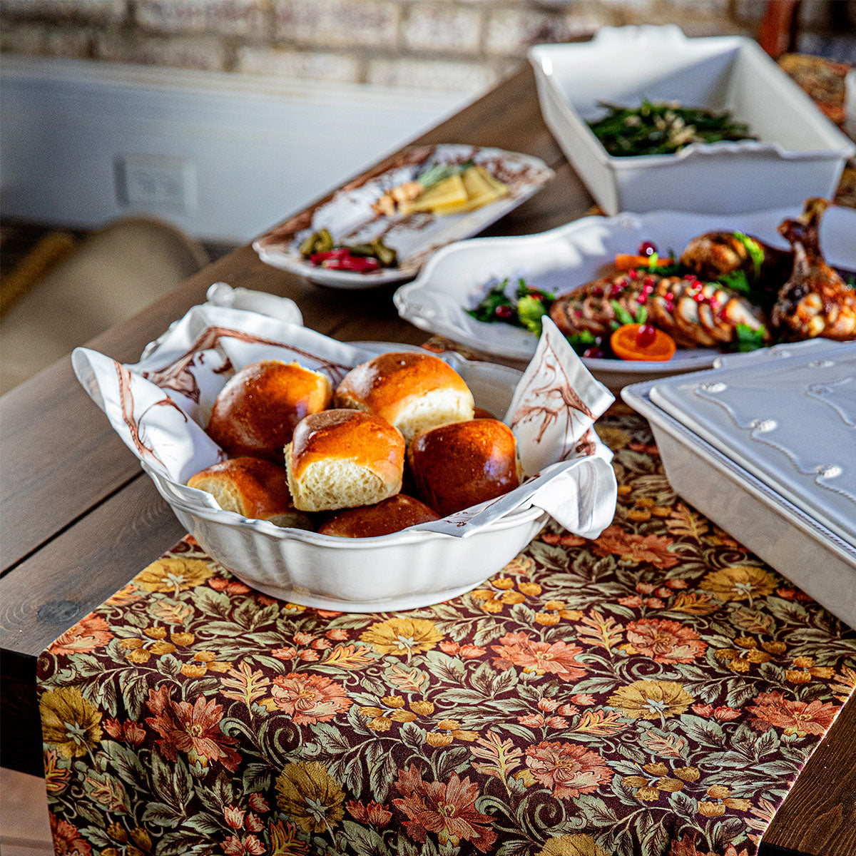 Berry & Thread Whitewash 13" Bowl