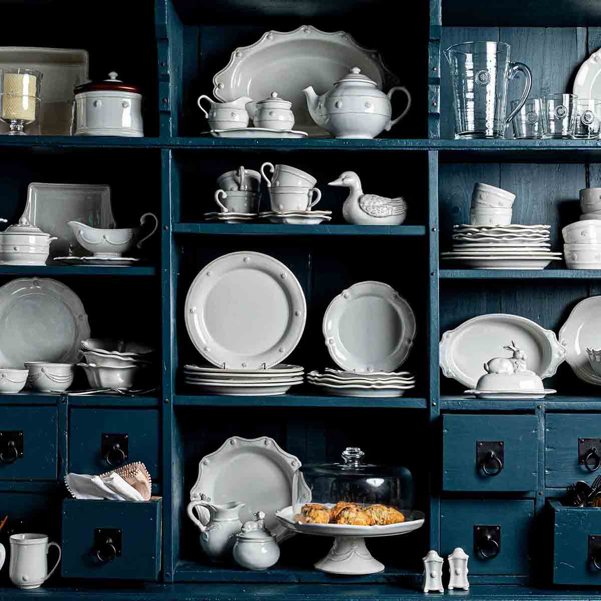 Berry & Thread Whitewash 7.75" Coupe Pasta Bowl