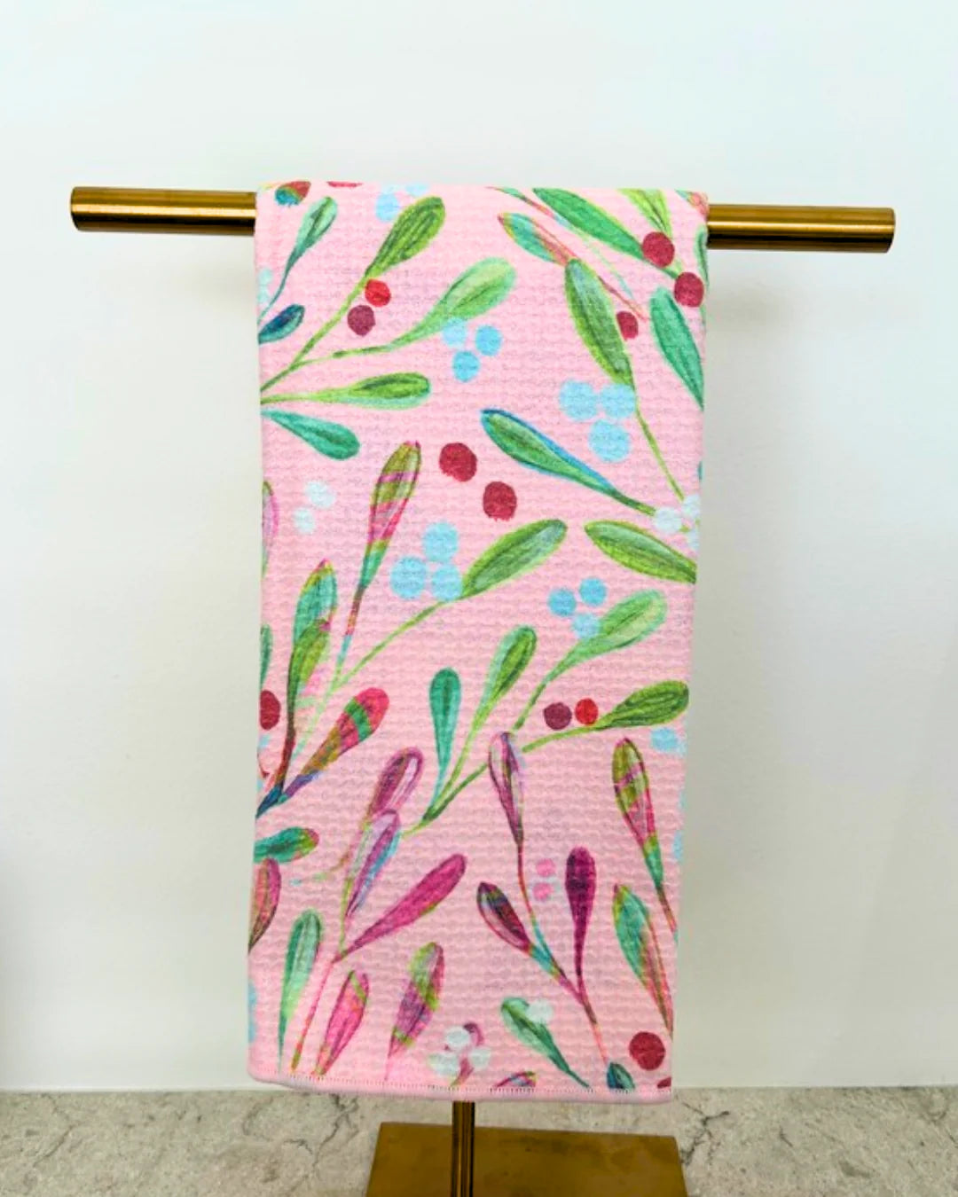Spruce & Berries Double-Sided Tea Towel