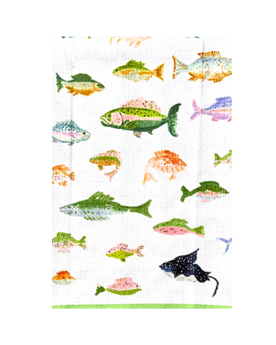 Reel It In Double-Sided Tea Towel