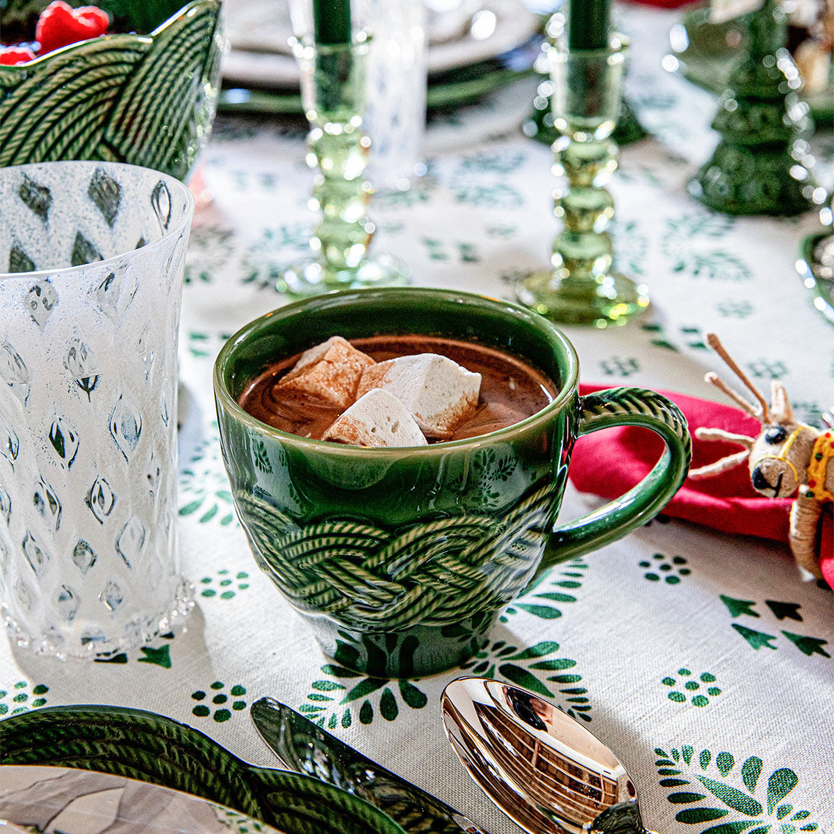 Le Panier Mystic Knot Mug - Basil