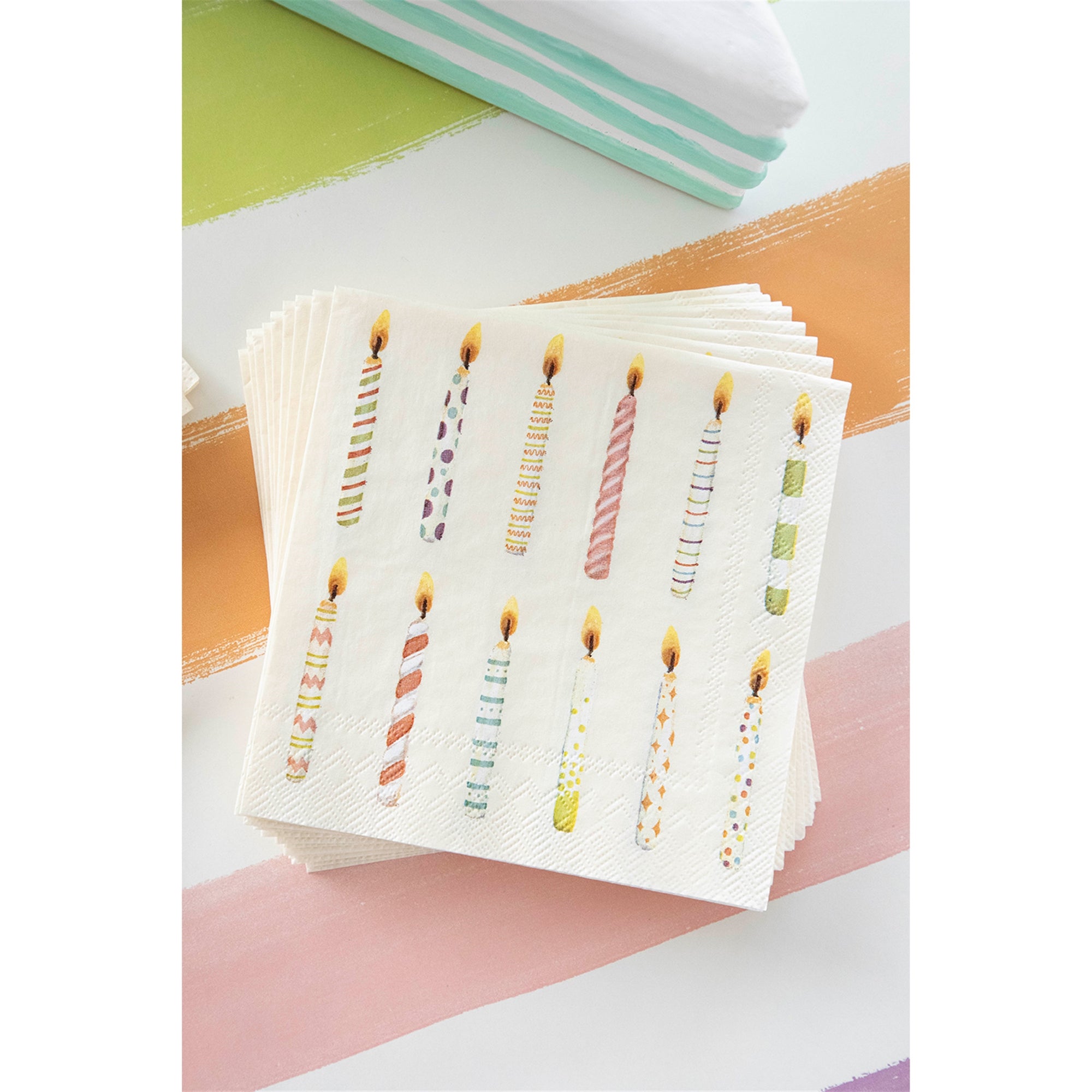 Birthday Candles Napkin