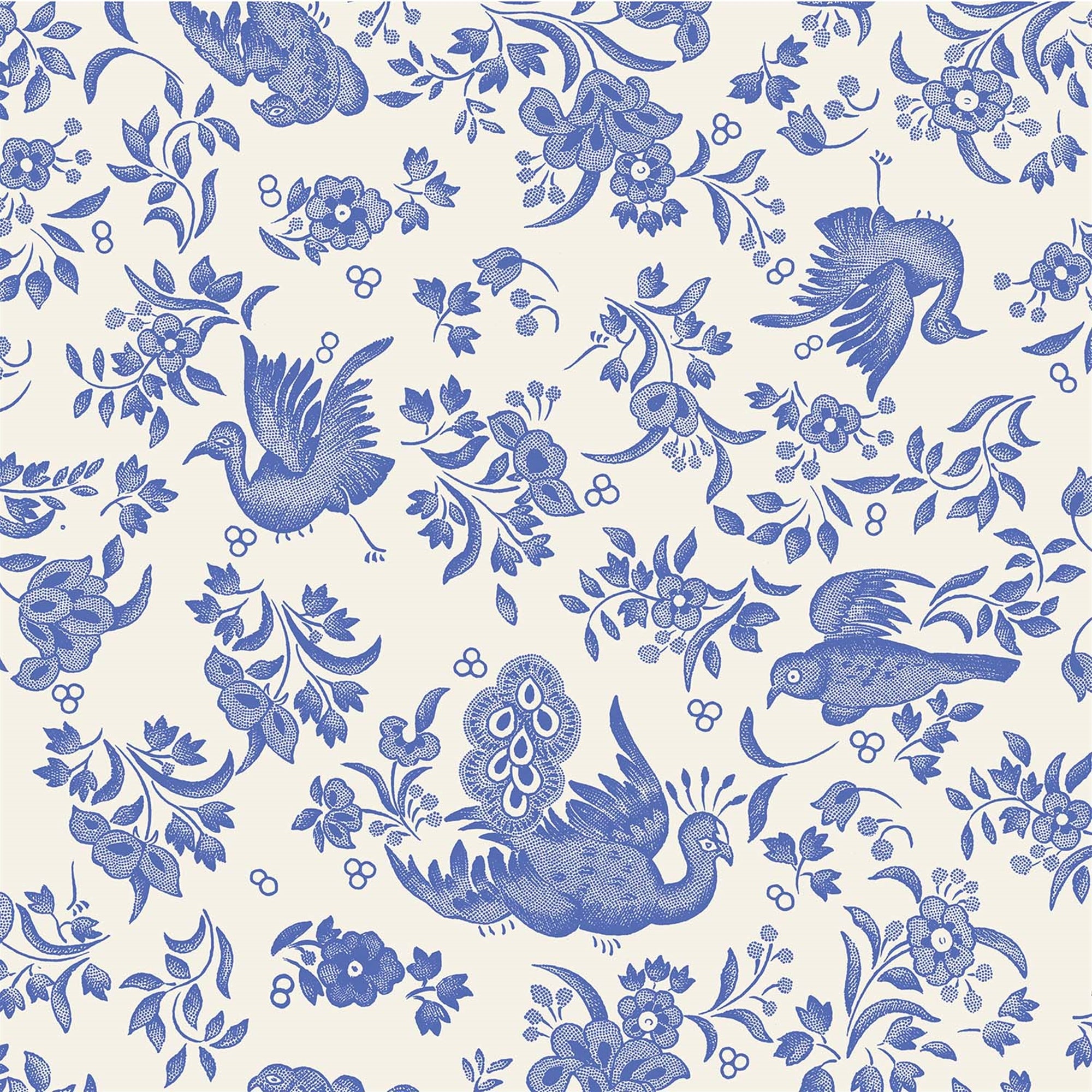 Blue Regal Peacock Napkin