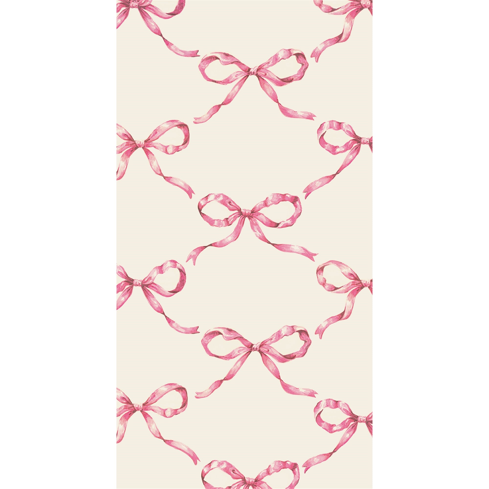 Pink Bow Lattice Guest Towel