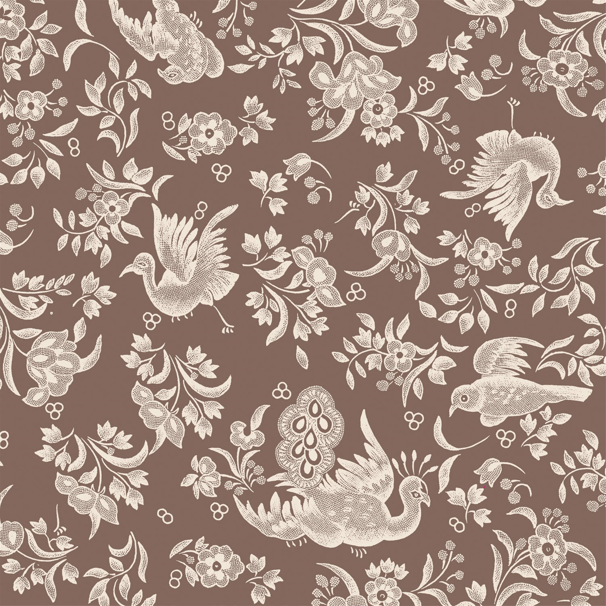 Brown Regal Peacock Napkin