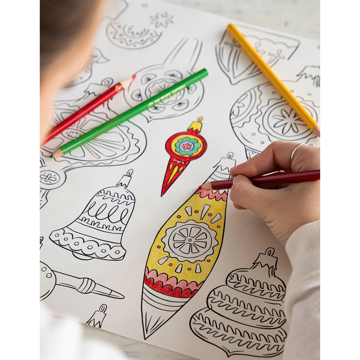 Christmas Coloring Placemat