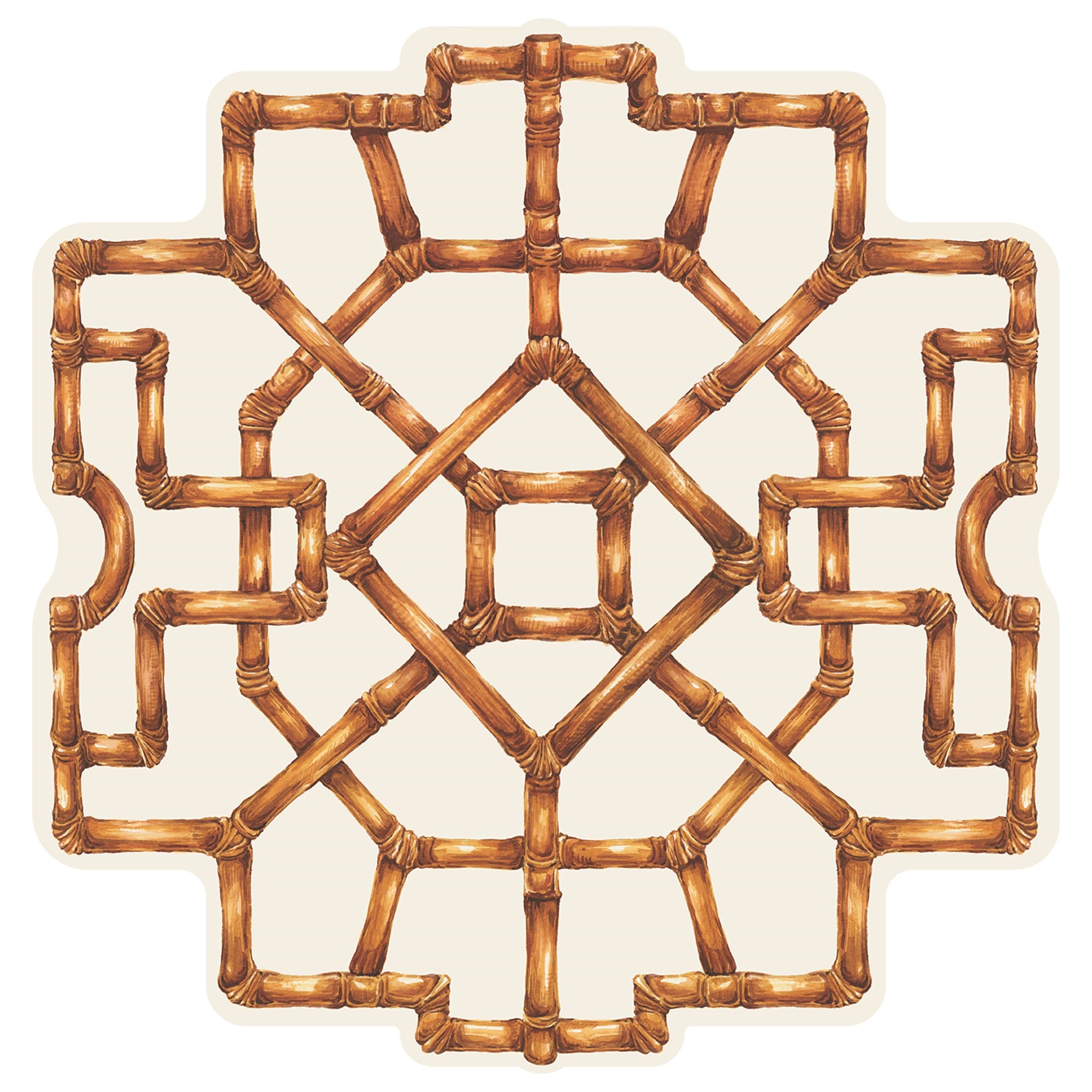Die-Cut Bamboo Placemats