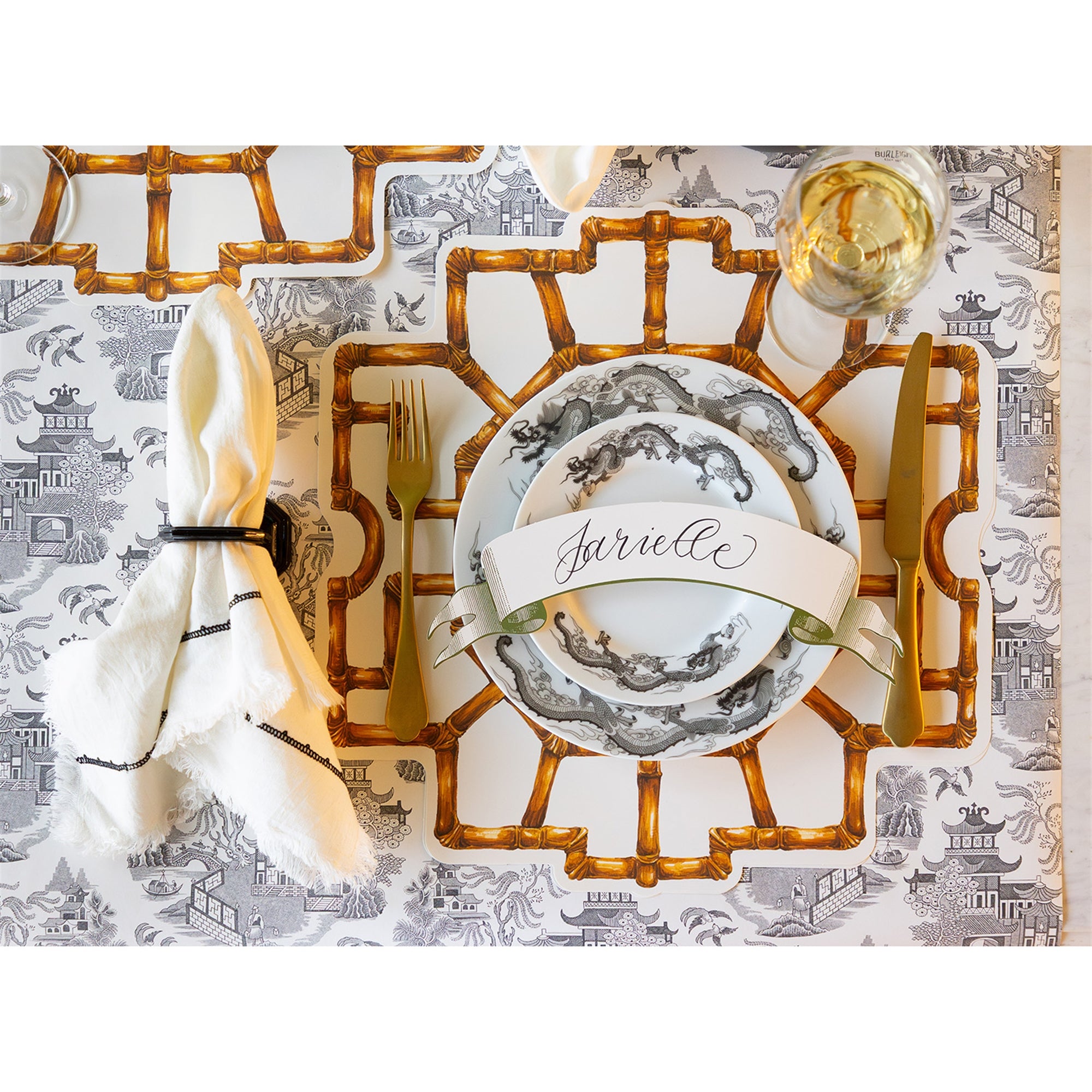 Die-Cut Bamboo Placemats