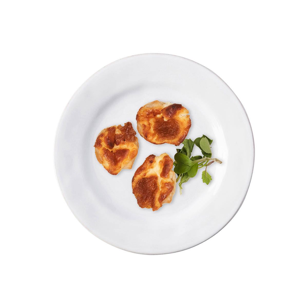 Puro Side/Cocktail Plate - Whitewash