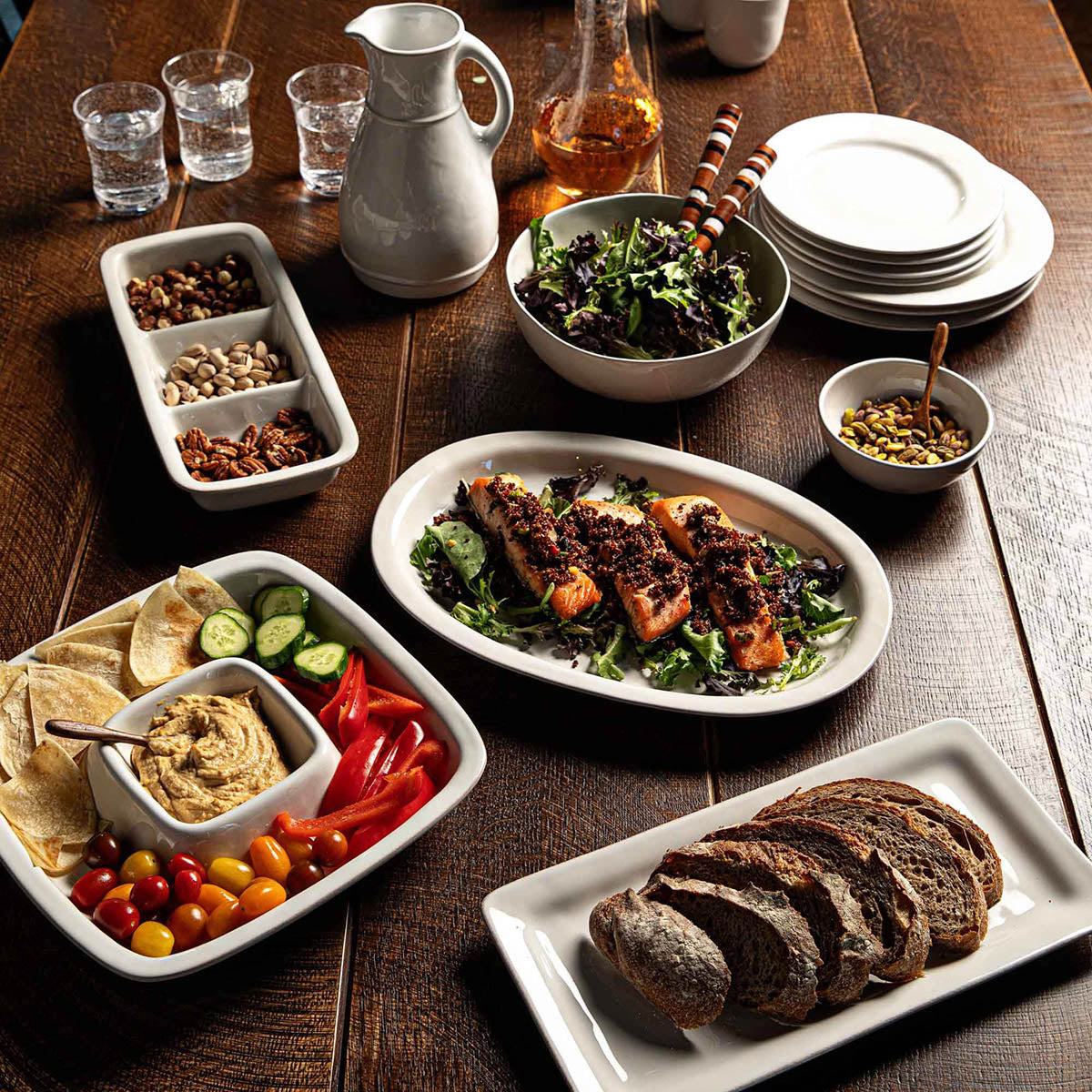 Puro Whitewash Dinner Plate