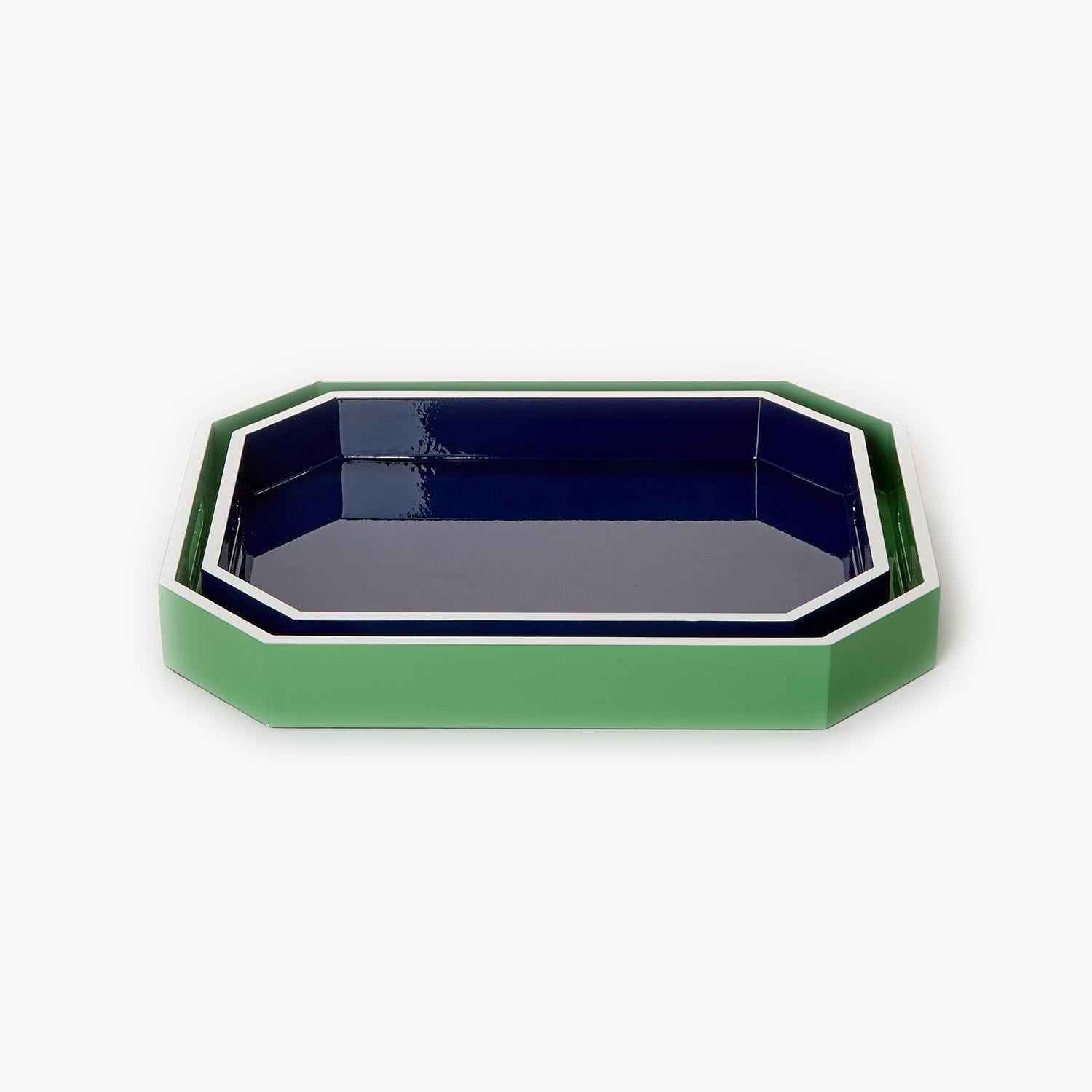 Elongated Rectangonal Lacquer Tray