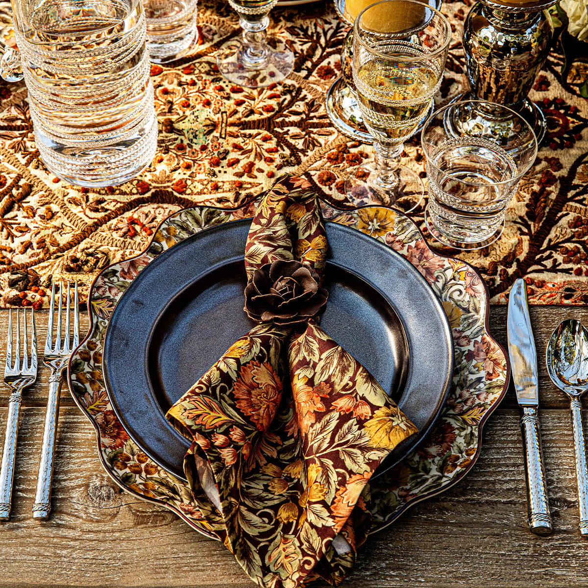 Willa Napkin Set of 4 - Amber