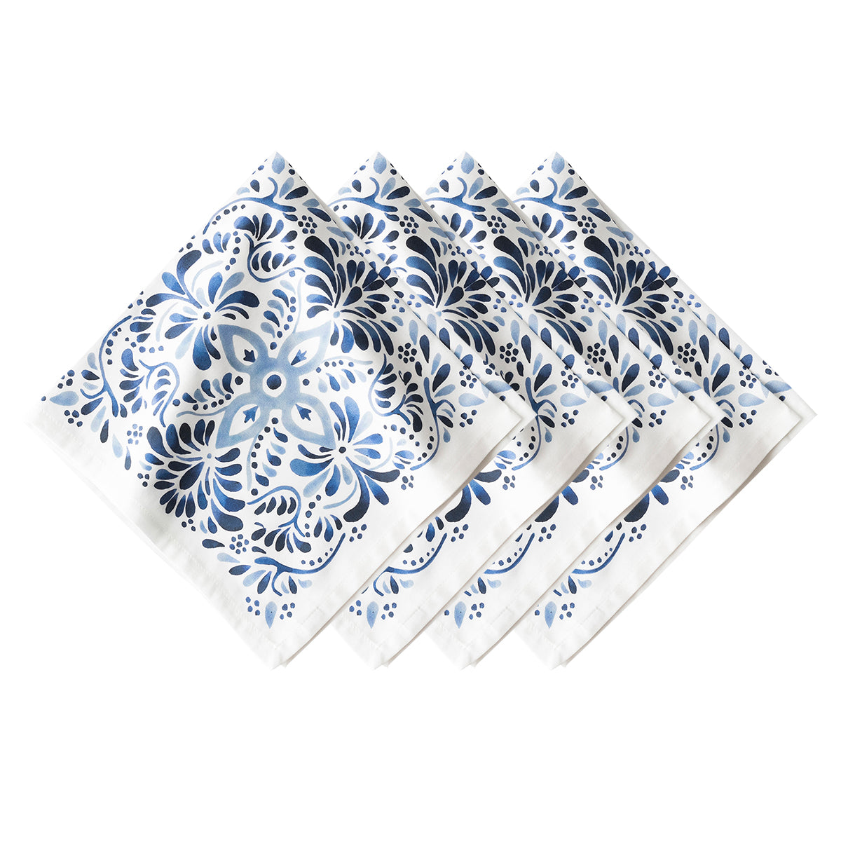 Iberian Journey Indigo Napkins - Set of 4