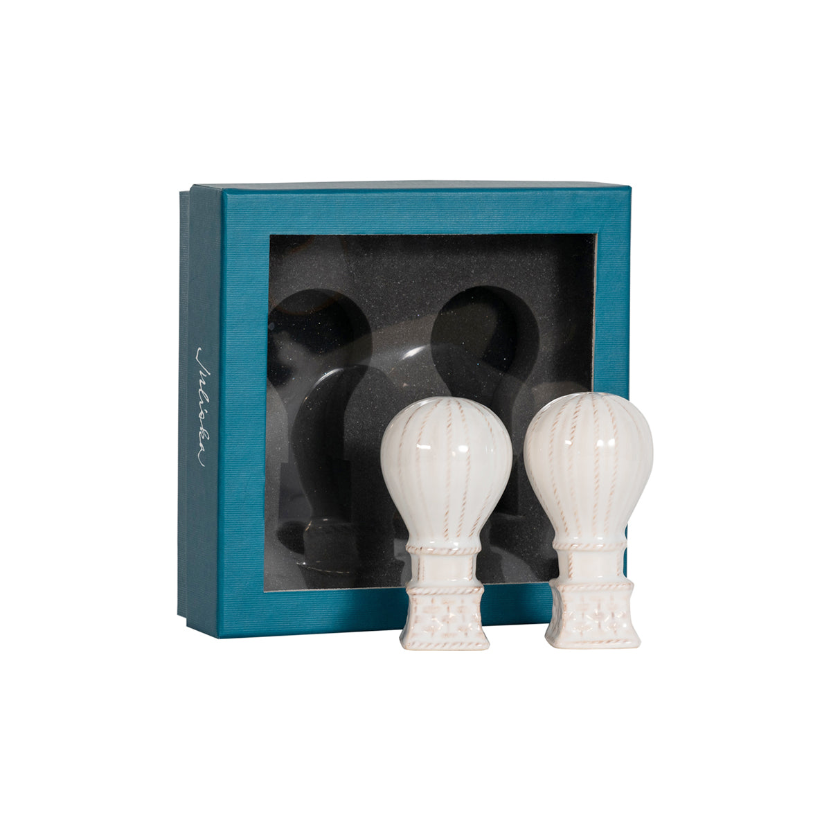 L'Amour Toujours Hot Air Balloon Salt and Pepper Shakers