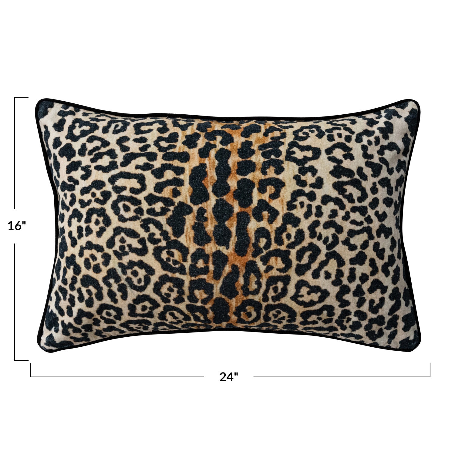 Leopard Print Lumbar Pillow