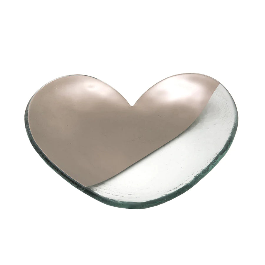 Mod Heart Plate - Gold