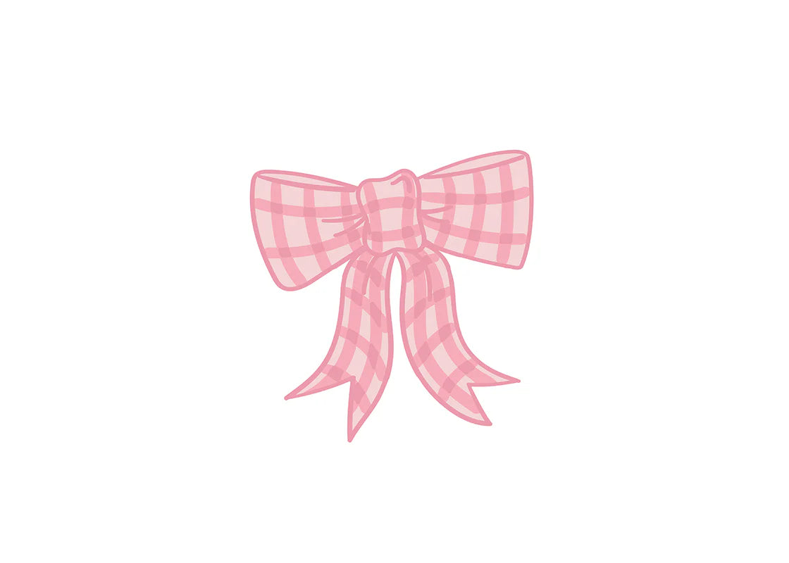 Gingham Bow Mini Attachment
