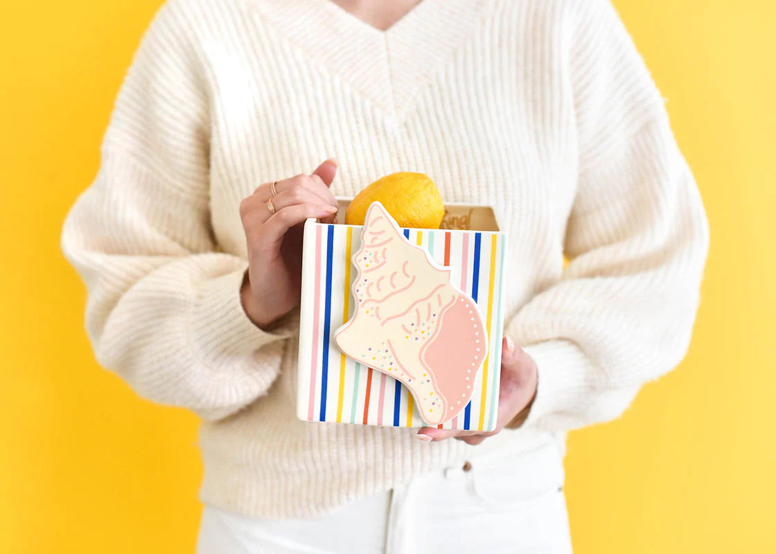 Happy Line Up Medium Mini Nesting Cube