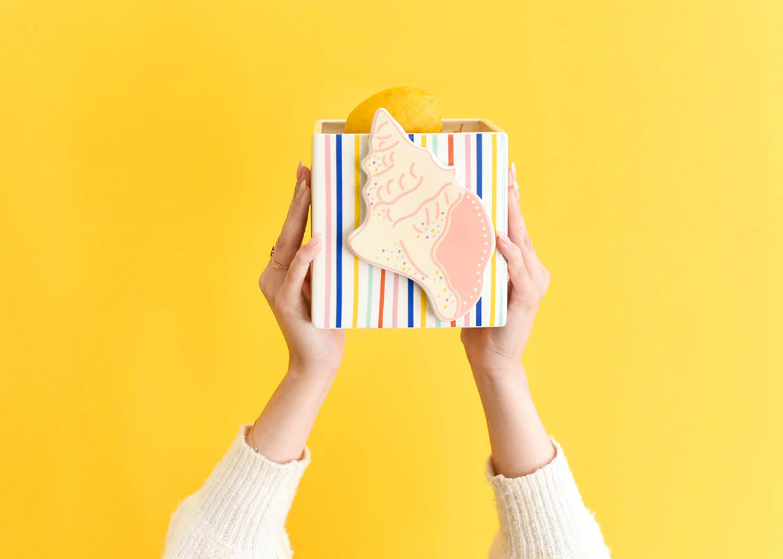 Happy Line Up Medium Mini Nesting Cube