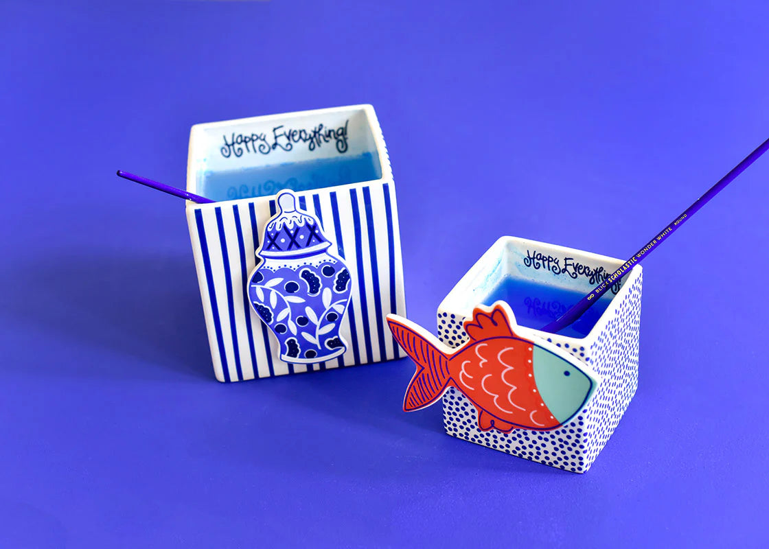 Indigo Small Dot Small Mini Nesting Cube