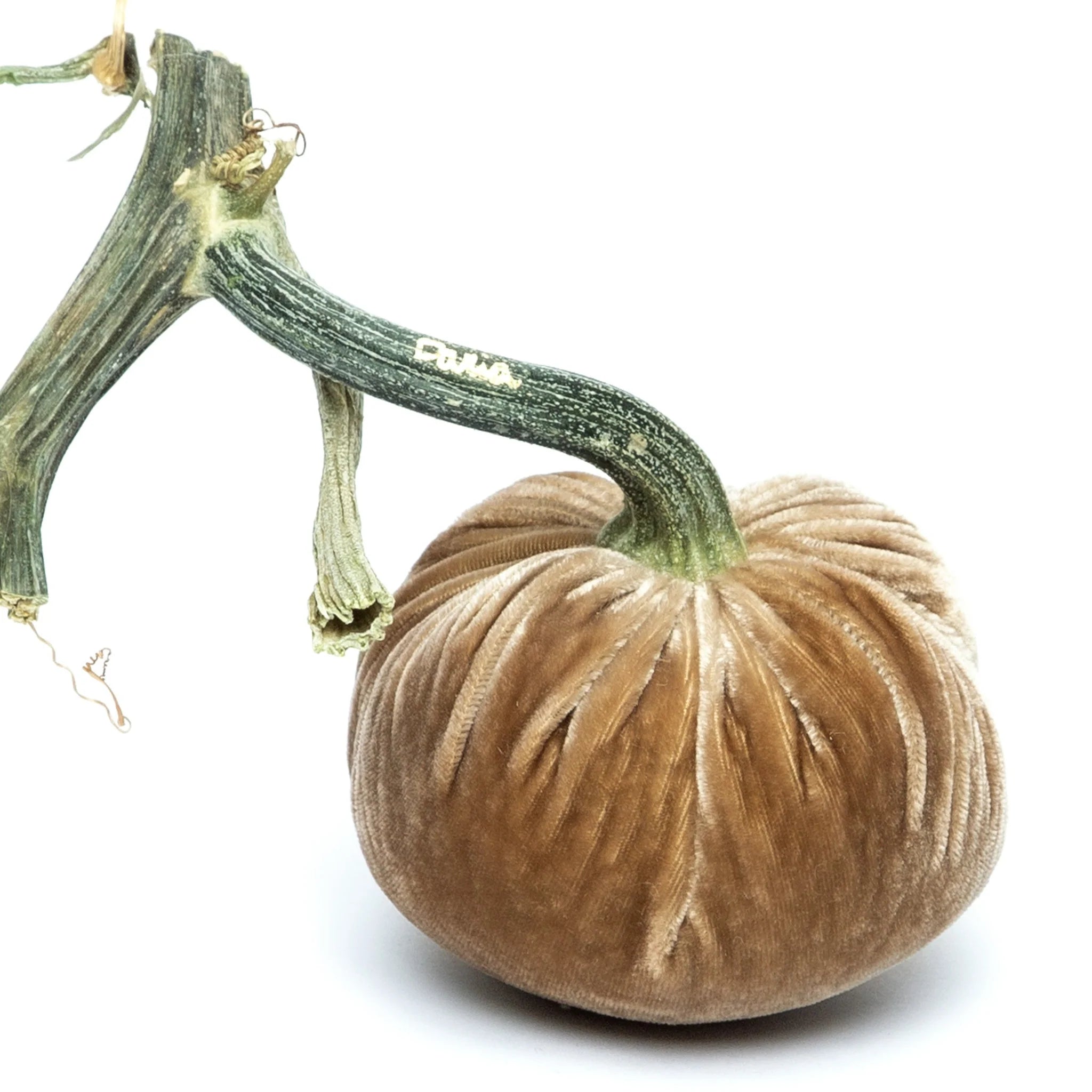 3" Velvet Pumpkin