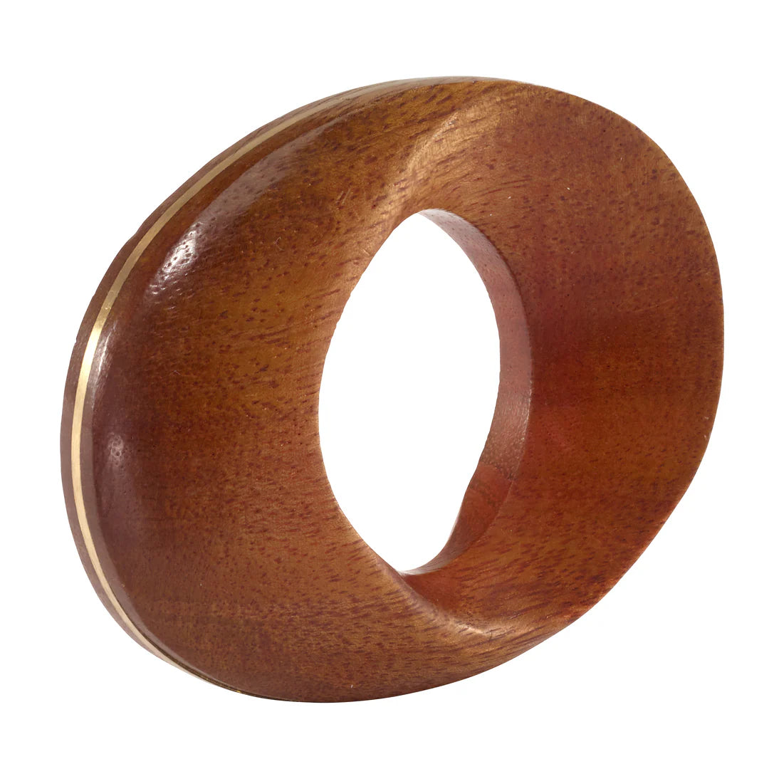 Morgan Wood Napkin Ring | Set of 4