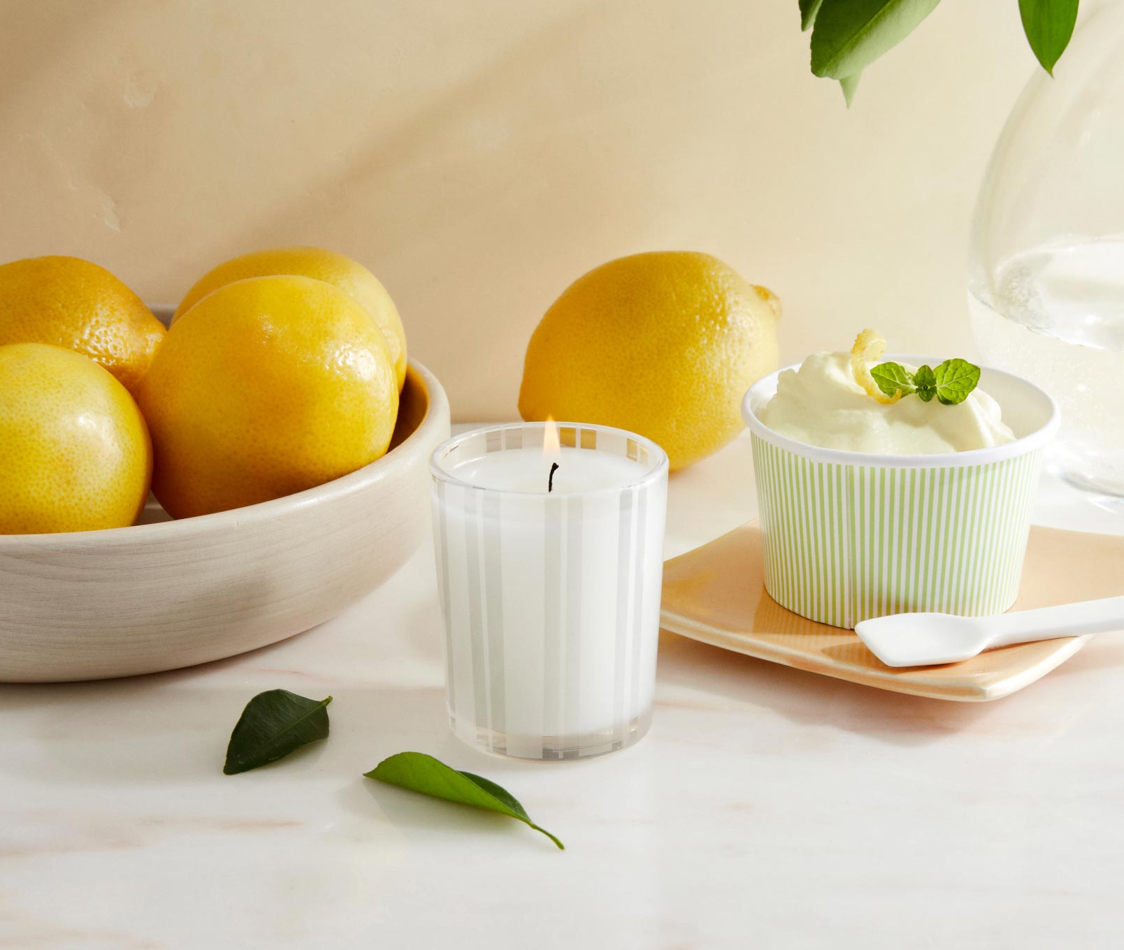 Amalfi Lemon & Mint Votive Candle