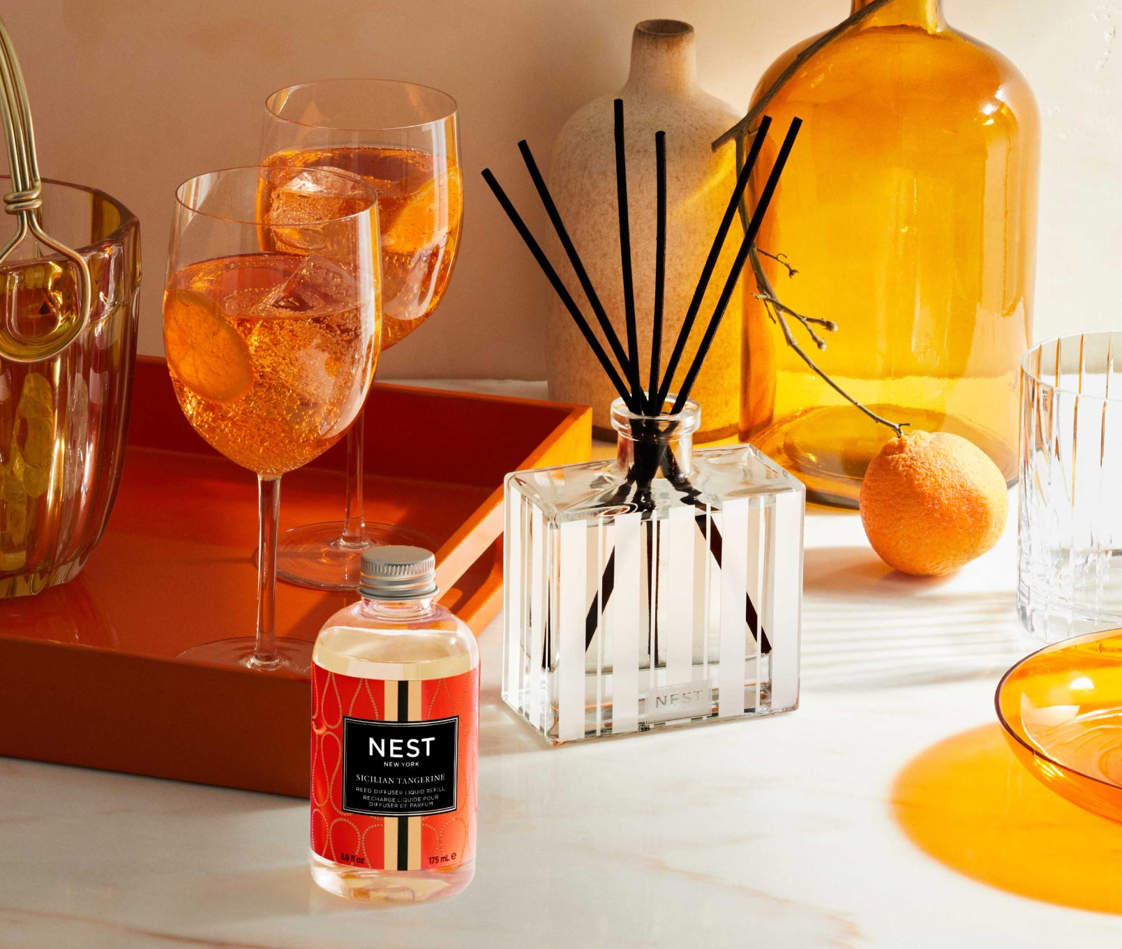 Sicilian Tangerine Reed Diffuser Liquid Refill