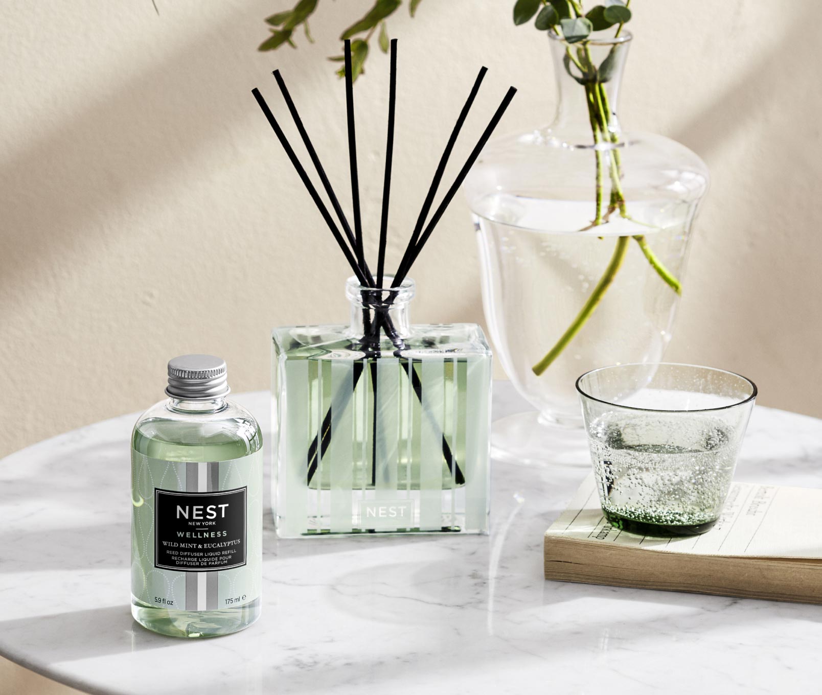 Wild Mint and Eucalyptus Reed Diffuser