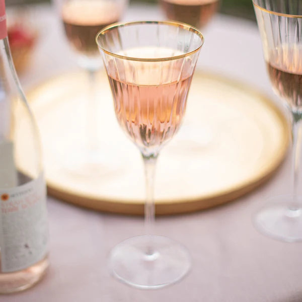 Natalia Gold Champagne Glass