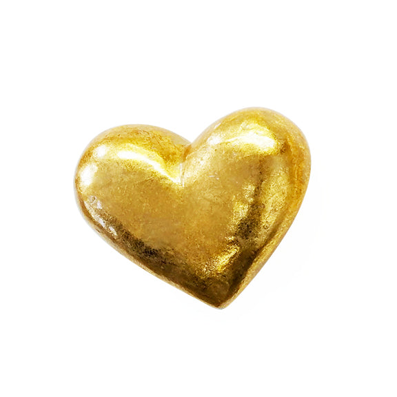 2" Capiz Heart (Gold)