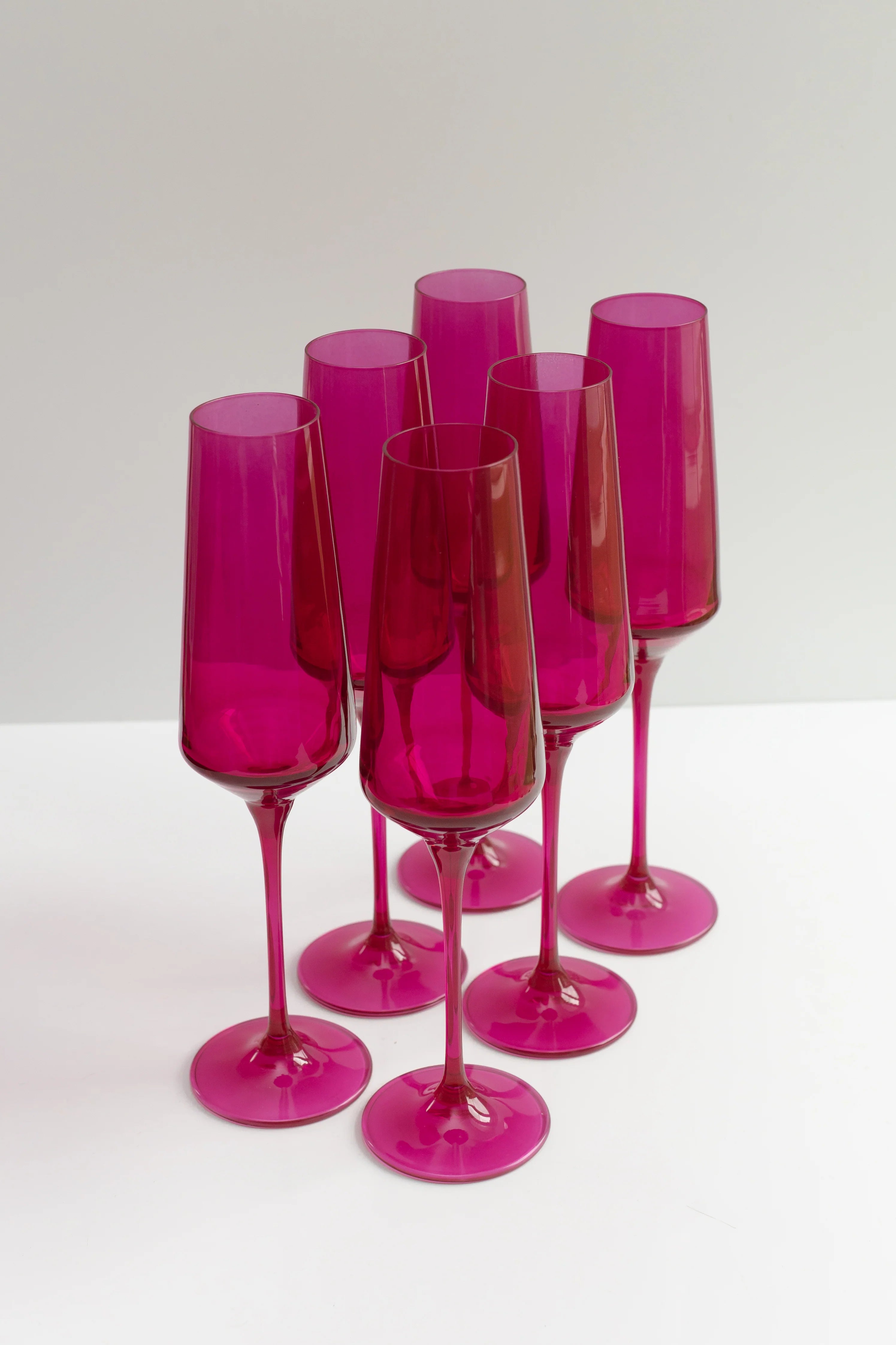Estelle Champagne Flute - Bundle - Fuchsia
