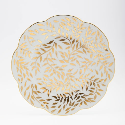 Nymphea Olivier Gold Dessert Plate