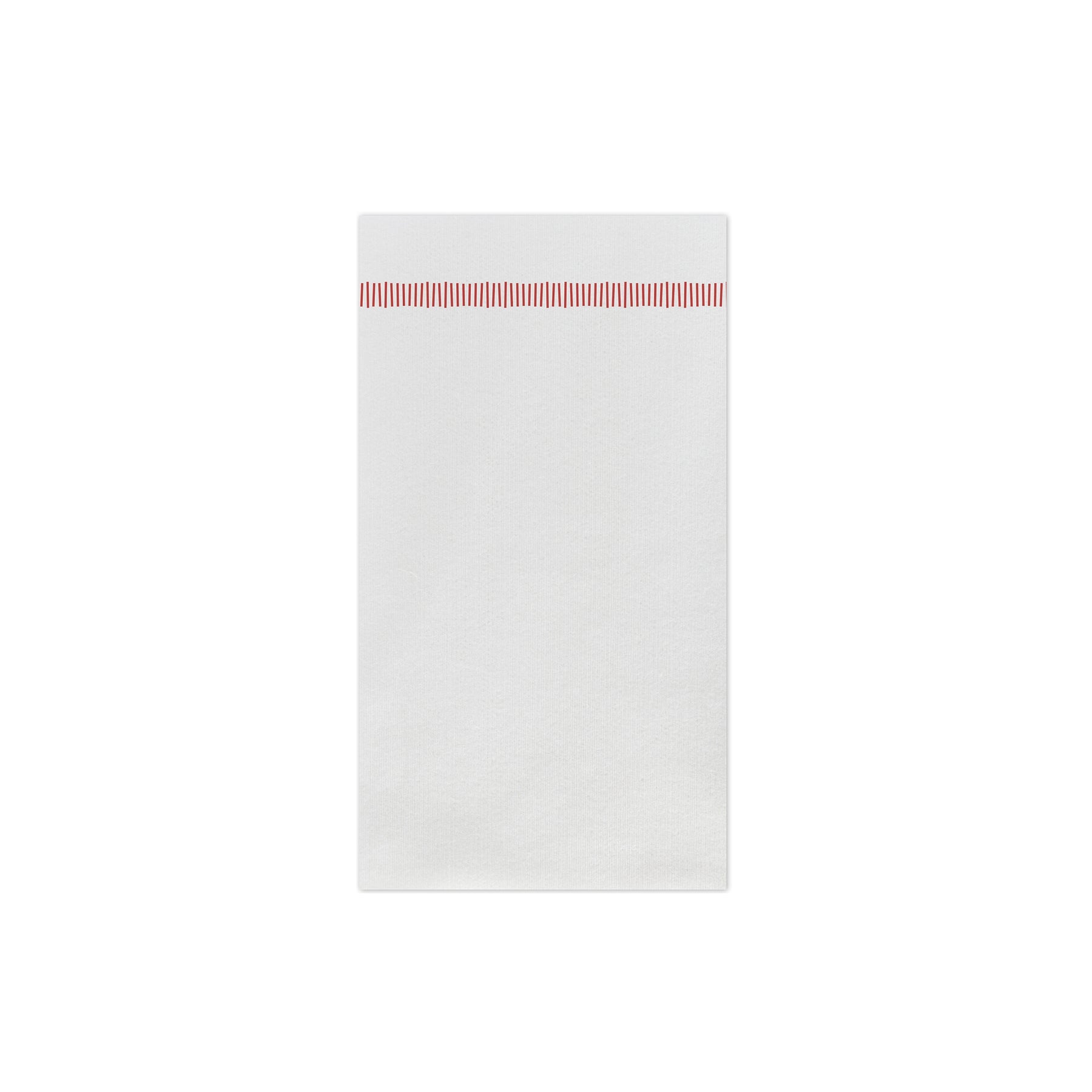 Papersoft Napkins Fringe Red Guest Towels (Pack of 20)