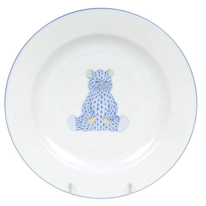 BABY PLATE - BLUE BEAR