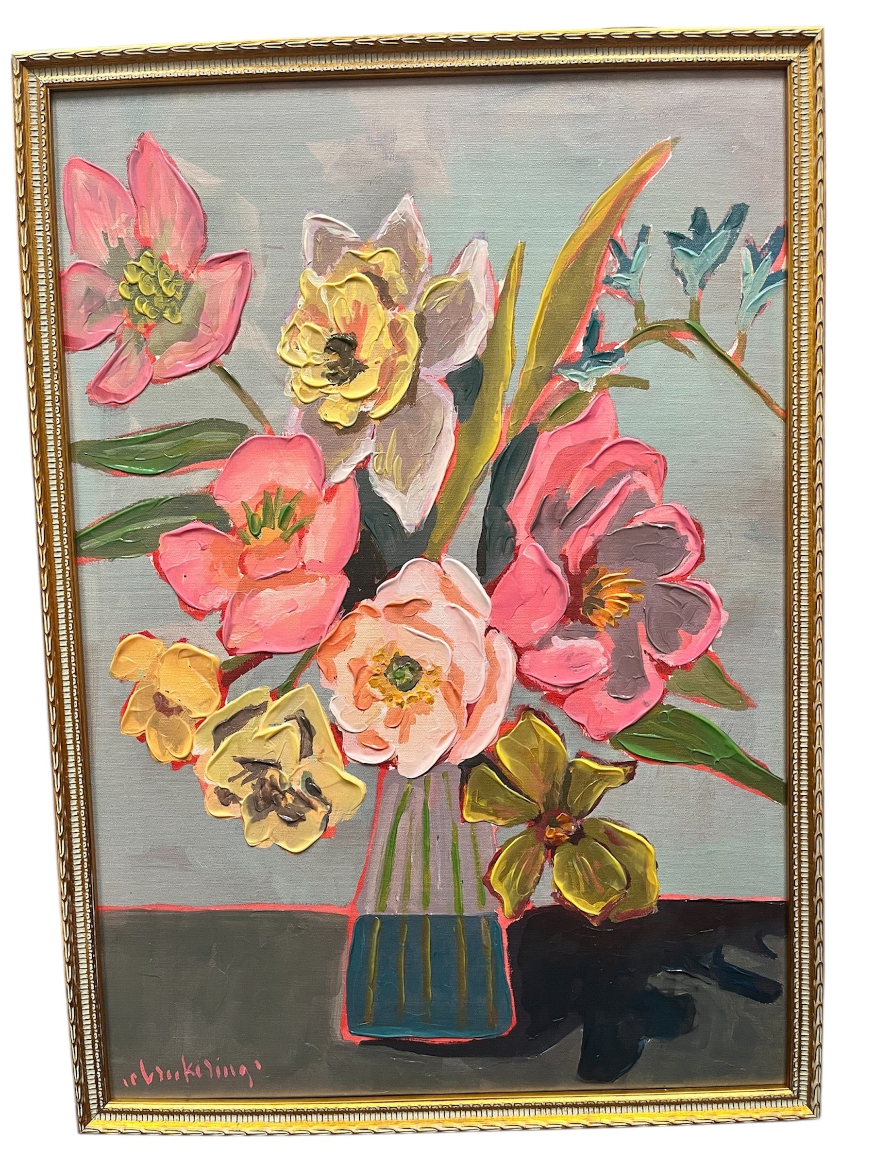 Big Blooms Decorative Frame