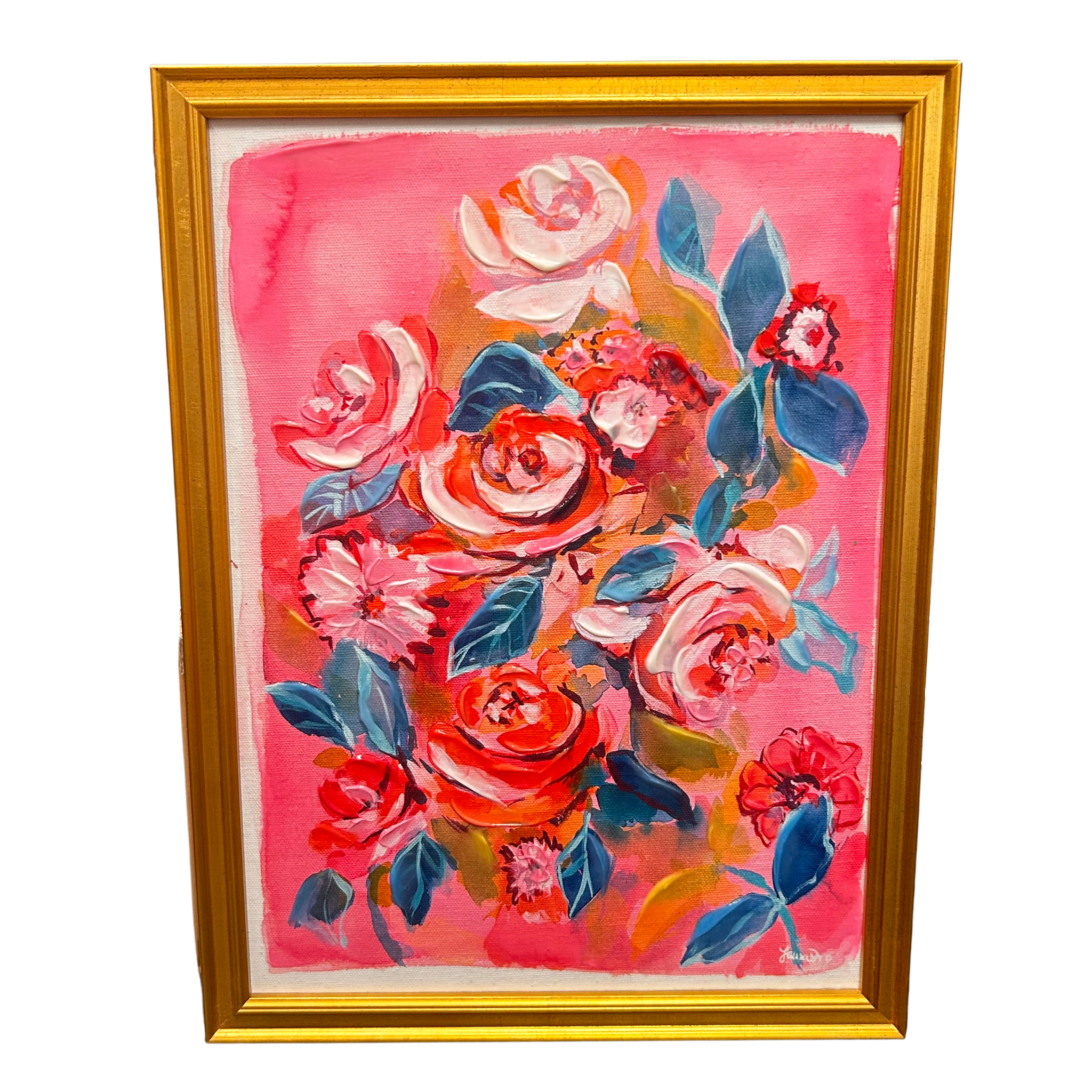 Pink Floral Abstract