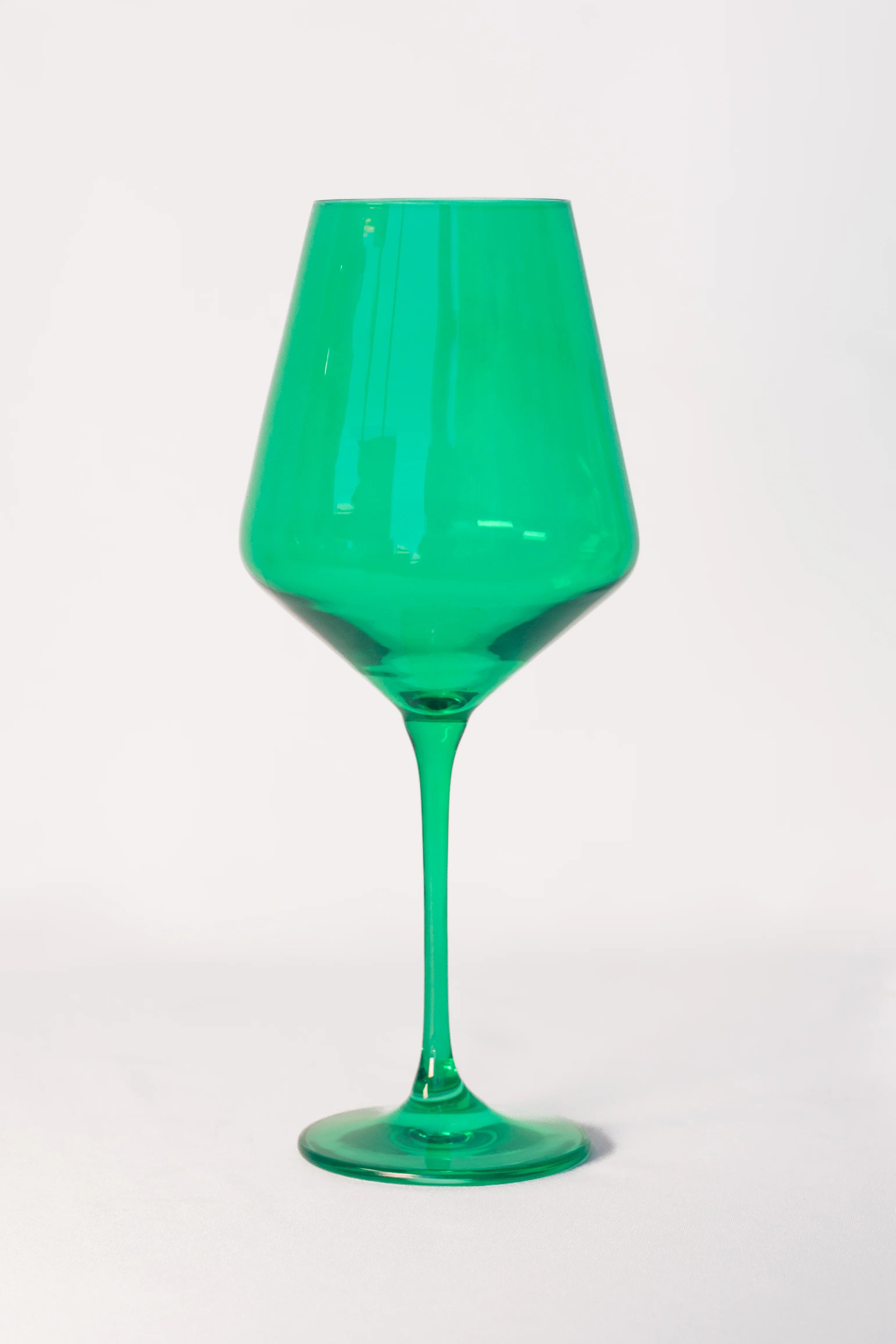 Estelle Wine Stemware - Single - Kelly Green