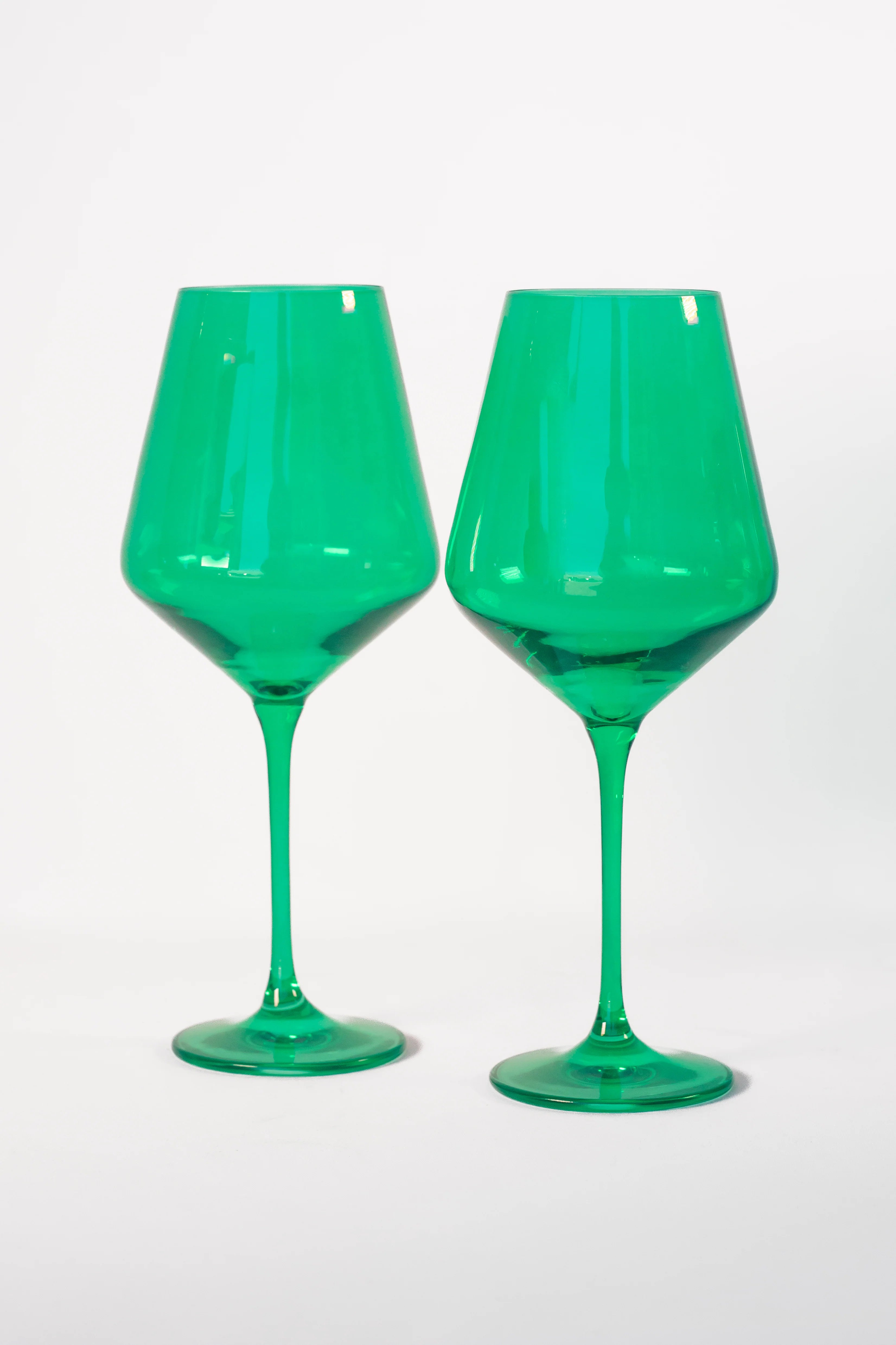 Estelle Wine Stemware - Bundle - Kelly Green