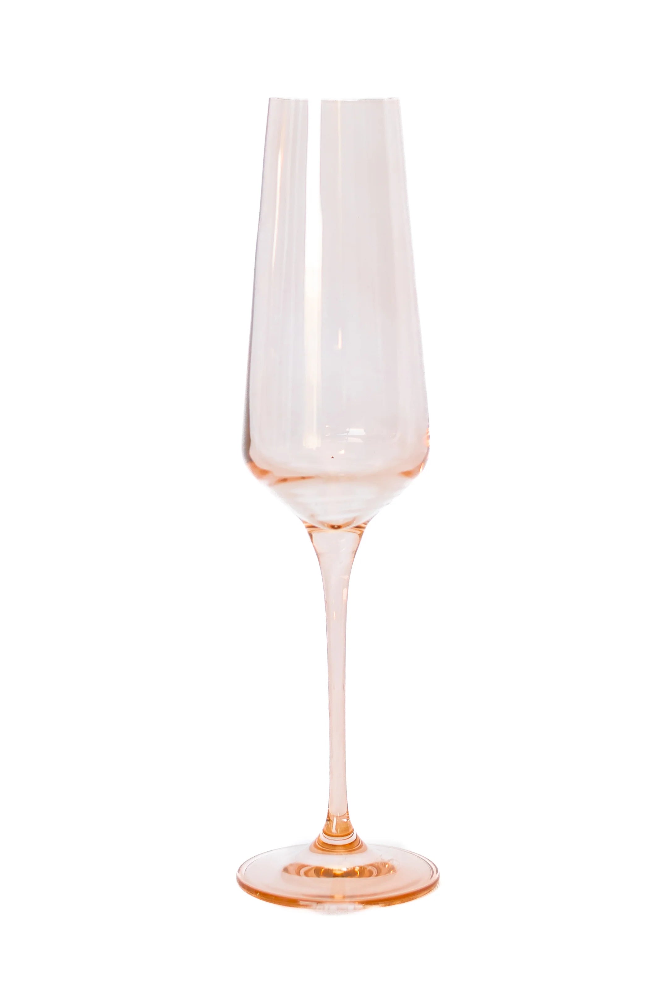 Estelle Champagne Flute - Single - Blush Pink