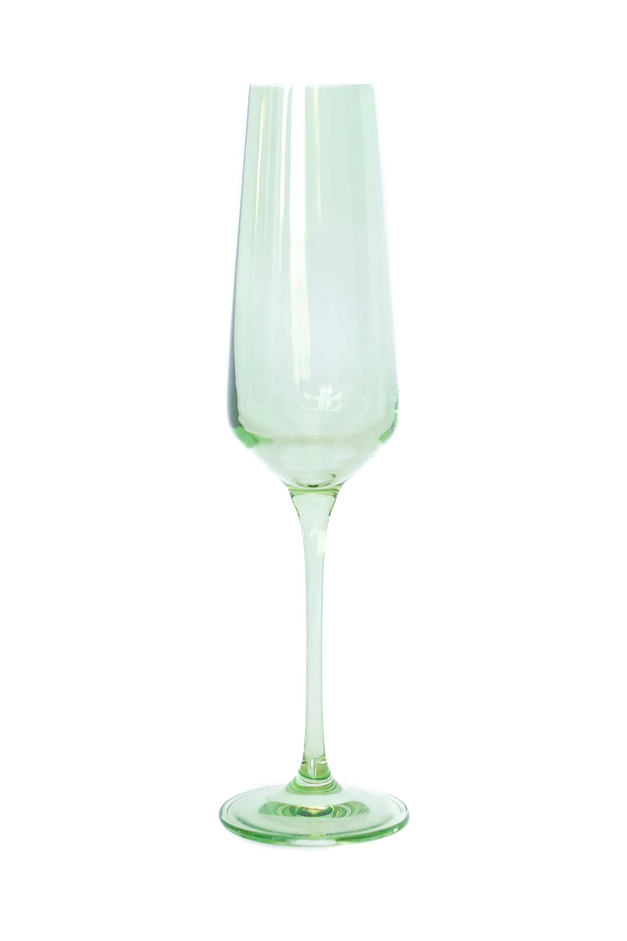 Estelle Champagne Flute - Single - Mint Green